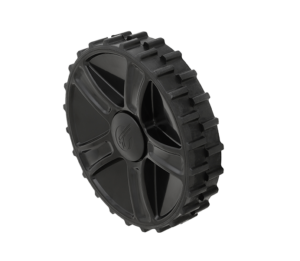 Kummikattega tagumised rattad